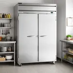 Beverage Air HR2HC-1S 52.00'' 45.2 cu. ft. Top Mounted 2 Section Solid Door Reach-In Refrigerator