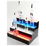 Beverage Air LBD4-60L Lighted Liquor Bottle Display, Countertop, 4-Tier with LED Lighting, 60 Bottle Capacity - 60"W x 18"D x 16"H