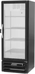 Beverage Air MMF12HC-1-B-IQ 25.38'' 11.8 cu. ft. 1 Section Black Glass Door Merchandiser Freezer