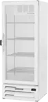 Beverage Air MMF12HC-1-W-IQ 25.38'' 11.8 cu. ft. 1 Section White Glass Door Merchandiser Freezer