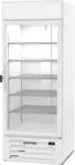 Beverage Air MMF27HC-1-W-IQ 31.25'' 25.5 cu. ft. 1 Section White Glass Door Merchandiser Freezer