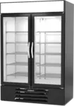 Beverage Air MMF49HC-1-B-IQ 52.00'' 46.1 cu. ft. 2 Section Black Glass Door Merchandiser Freezer