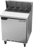 Beverage Air SPE27HC-B 27'' 1 Door Counter Height Refrigerated Sandwich / Salad Prep Table with Standard Top -sale