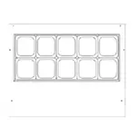 Beverage Air SPE36HC-10C 36'' 2 Door Counter Height Refrigerated Sandwich / Salad Prep Table with Cutting Top