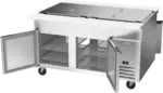Beverage Air SPE60HC-32M-PT Dual Side Mega Top Refrigerated Counter