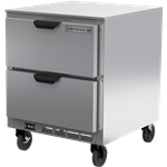 Beverage Air UCRD27AHC-2 27'' 1 Section Undercounter Refrigerator with 2 Drawers and Front Breathing Compressor