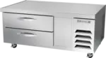 Beverage Air WTFCS52HC 52" 2 Drawer Freezer Base, Stainless Steel and Aluminum with Marine Edge Top - 115 Volts