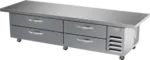 Beverage Air WTRCS84HC-96 96" 4 Drawer Refrigerated Chef Base with Marine Edge Top - 115 Volts