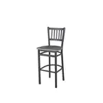 BFM 2090BCSR-SB Troy Barstool  slat back