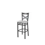 BFM 2130BAWR-SB Akrin Barstool  cross back