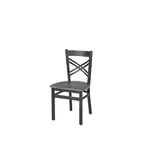 BFM 2130CRCR-SB Akrin Chair  cross back