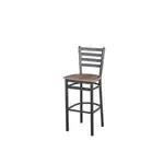 BFM 2160BKPR-SB Lima Barstool  ladder back