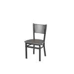 BFM 2161CRCR-SB Polk Chair  perforated back