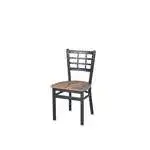 BFM 2163CKPR-SB Marietta Chair  window pane back
