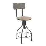 BFM JS22SASH-SBSB Screw Barstool  adjustable to counter height/bar height with lock pin