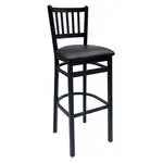 BFM Seating 2090B-SB GR3 Troy Barstool
