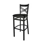 BFM Seating 2130B-SB GR2 Akrin Barstool