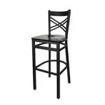 BFM Seating 2130B-SB W Akrin Barstool