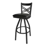 BFM Seating 2130S-SB GR3 Akrin Swivel Barstool