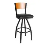 BFM Seating 2150S-SB GR2 Dale Swivel Barstool