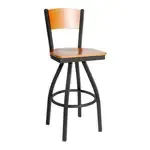 BFM Seating 2150S-SB W Dale Swivel Barstool