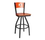 BFM Seating 2152S-SB W Darby Swivel Barstool