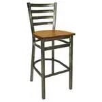 BFM Seating 2160B-CL ASH Lima Barstool
