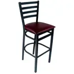 BFM Seating 2160B-SB GR4 Lima Barstool