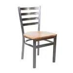 BFM Seating 2160C-CL W Lima Side Chair