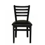 BFM Seating 2160C-SB GR2 Lima Side Chair