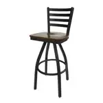 BFM Seating 2160S-SB ASH Lima Swivel Barstool
