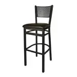 BFM Seating 2161B-SB GR4 Polk Barstool