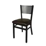 BFM Seating 2161C-SB GR4 Polk Side Chair