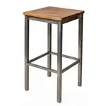 BFM Seating 2510B-CL ASH Trent Bistro Barstool