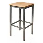BFM Seating 2510B-CL W Trent Bistro Barstool