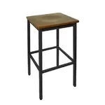 BFM Seating 2510B-SB ASH Trent Bistro Barstool