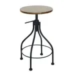 BFM Seating JS200SASH-SB Lincoln Barstool