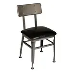 BFM Seating JS22CGR2-CLCL Lincoln Side Chair