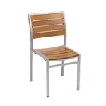 BFM Seating PH102CTKSV Largo Stacking Side Chair