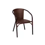 BFM Seating PH11CBBBL Marina Stacking Armchair
