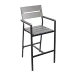BFM Seating PH201BGRTK-BL Seaside Barstool