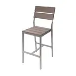 BFM Seating PH202BGRTK-SG Seaside Barstool