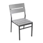 BFM Seating PH202CGRTK-BL Seaside Stacking Side Chair