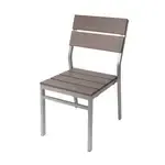 BFM Seating PH202CGRTK-SG Seaside Stacking Side Chair