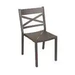 BFM Seating PH802CBZ Fresco Stacking Side Chair