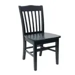 BFM Seating ZWC303BL-BL Columbia Side Chair