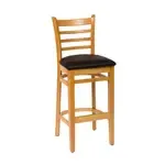 BFM ZWB101NT GR3 Berkeley Barstool  ladder back