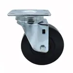 BK Resources 4SBR-1PT-HR Hard Rubber Wheel