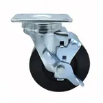 BK Resources 4SBR-1PT-HR-TLB Hard Rubber Wheel