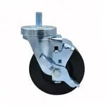 BK Resources 4SBR-4ST-HR-TLB Hard Rubber Wheel